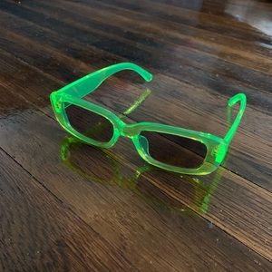 Trendy neon sunglasses